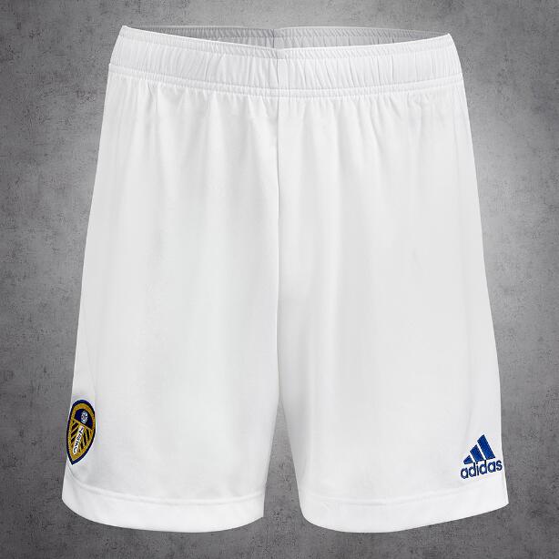 Leeds United FC Home White Soccer Shorts 2020/21